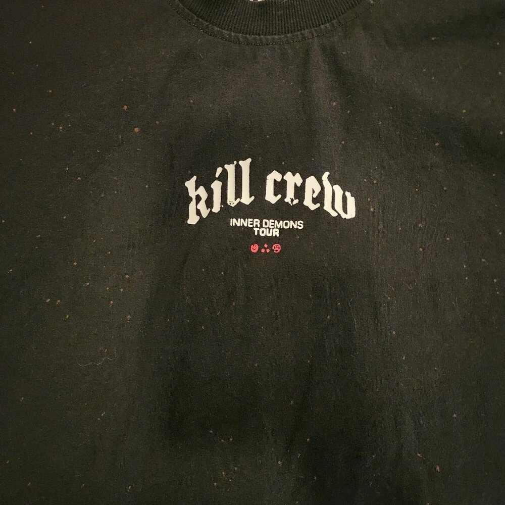 Black kill crew shirt